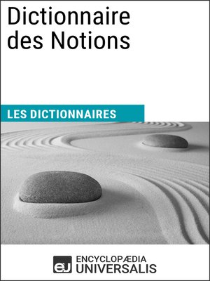 cover image of Dictionnaire des Notions